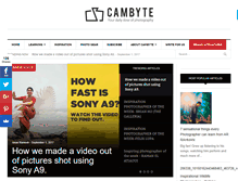 Tablet Screenshot of cambyte.com